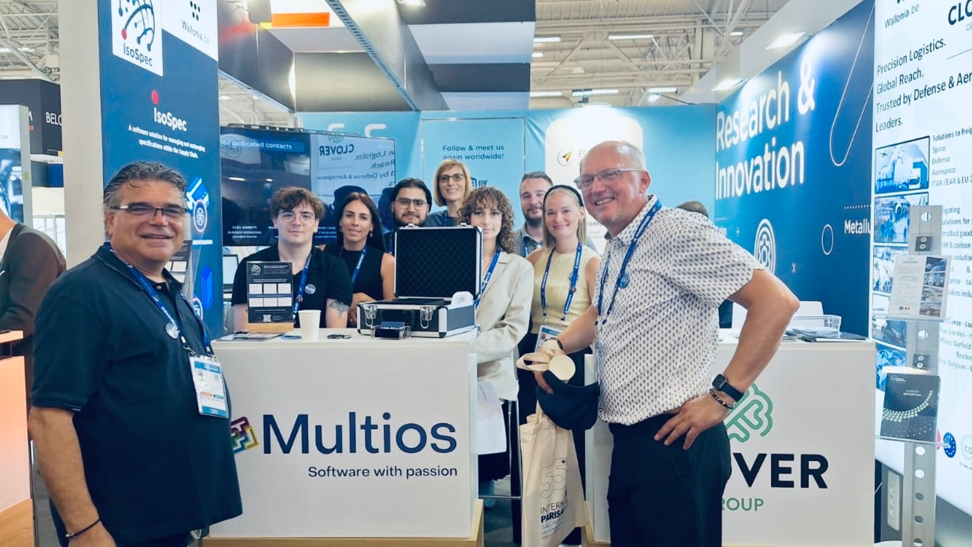 Multios au Bourget, Salon de l'Aéronautique et de l'Espace 2025 !